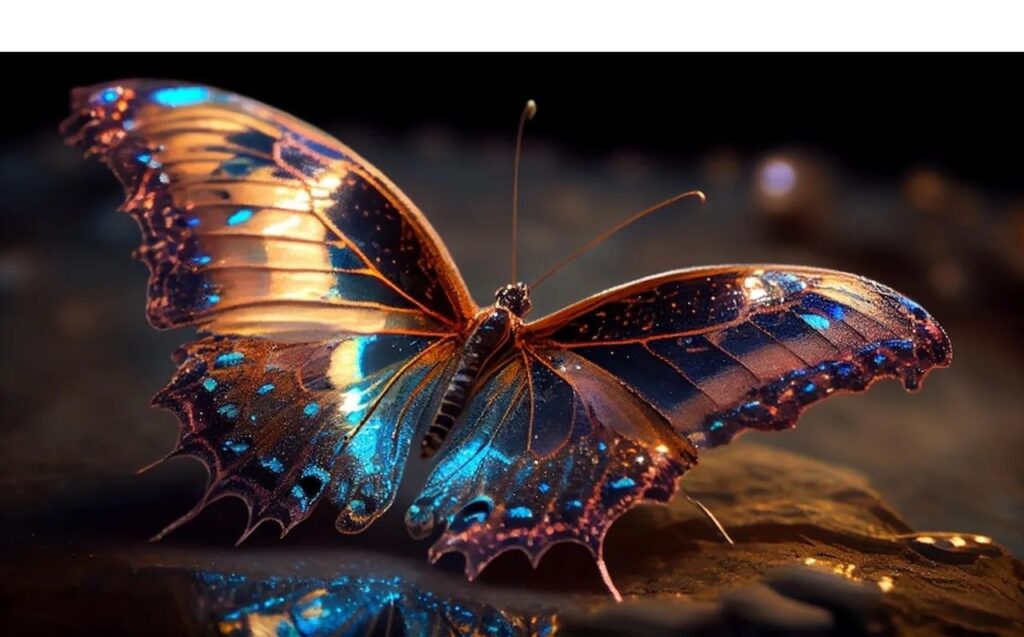 Technology of the visual system of butterfly: